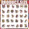 30 Pcs Diamond Painting Magnets – Summer Animal & Flower DIY 5D Rhinestone Magnet Kits for Adults, Refrigerator & Metal Surface Crafts